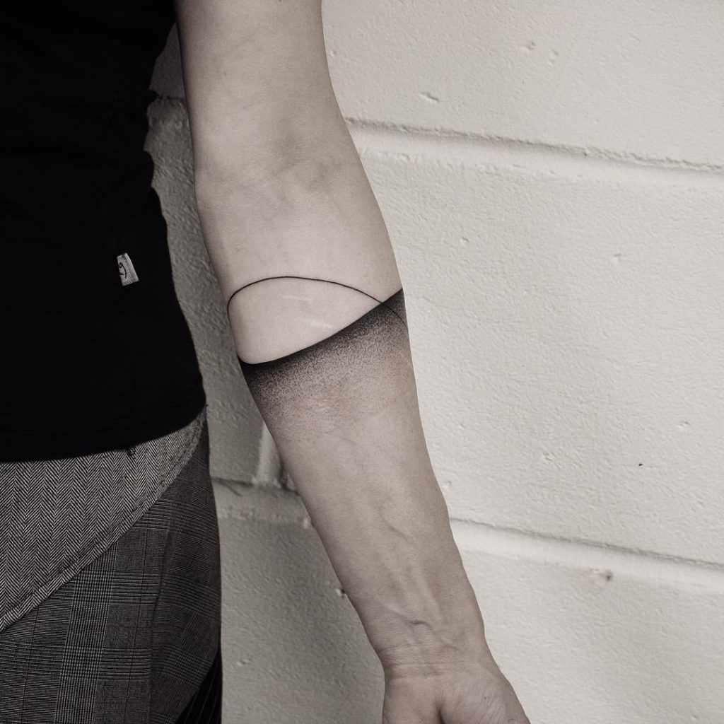 Abstract Dotwork Armband Tattoo