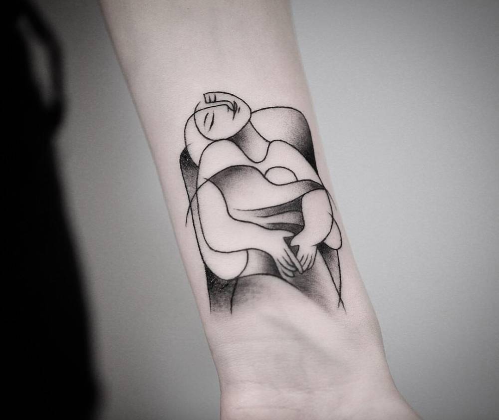 Abstract Women Tattoo