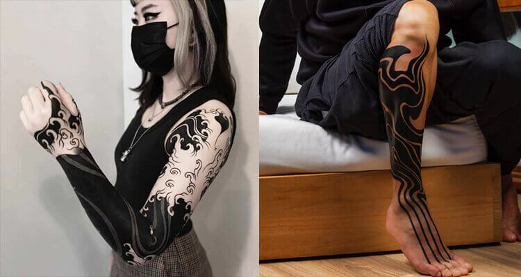 Exploring the Captivating World of Blackwork Tattoo Style  Ink Satire Blog