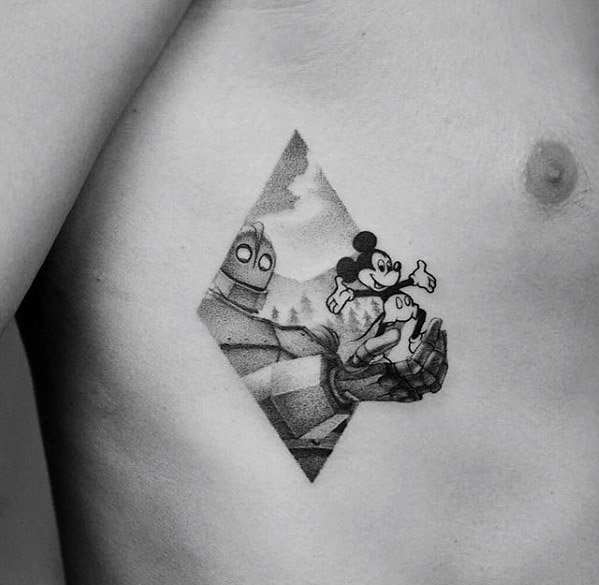 Cartoon tattoos for gentlemen
