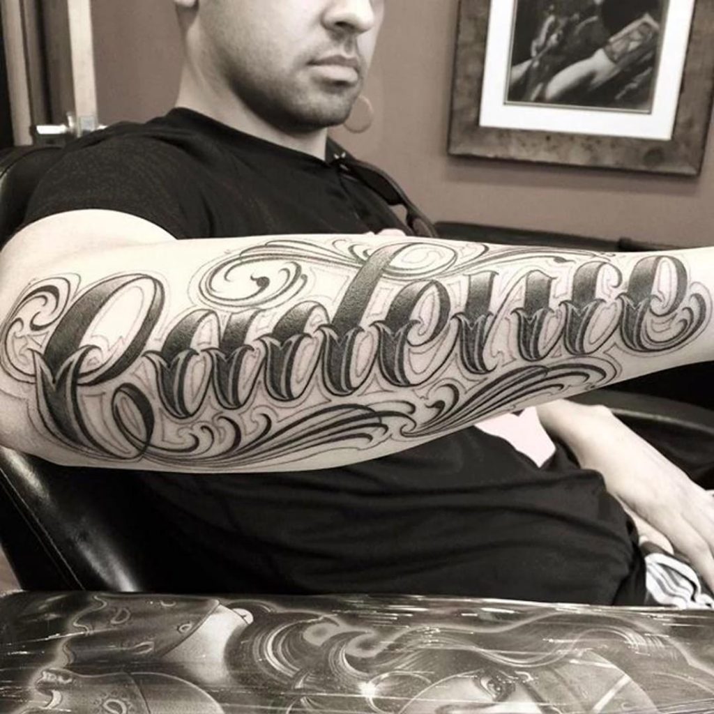 What Does Lettering Tattoo Mean  Represent Symbolism