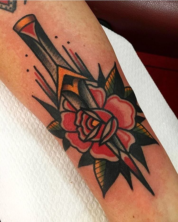 Dagger And Rose