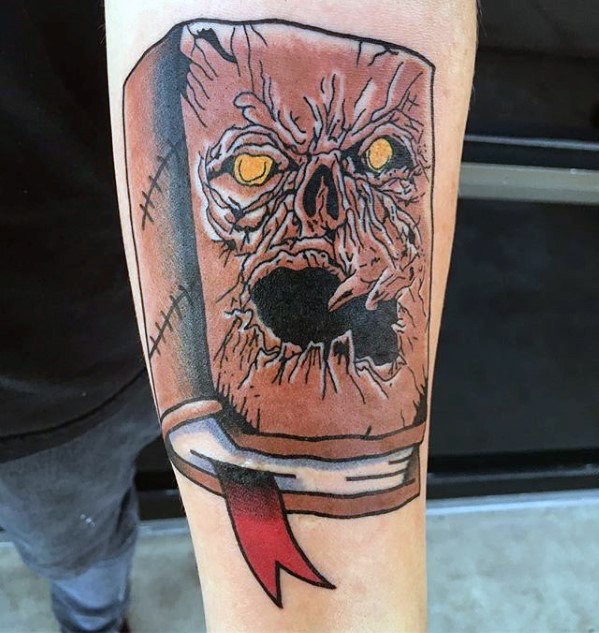 Evil dead male tattoo designs