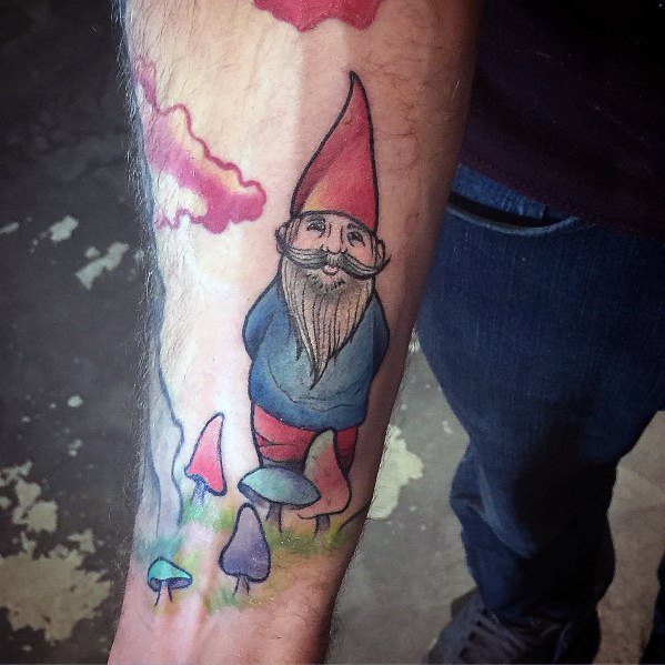 Excellent guys gnome tattoos