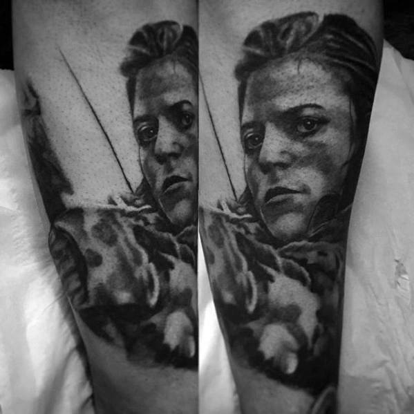Forearm distinctive male game of thrones tattoo designs