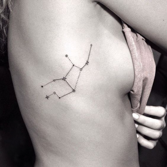 Gemini Constellation Tattoo
