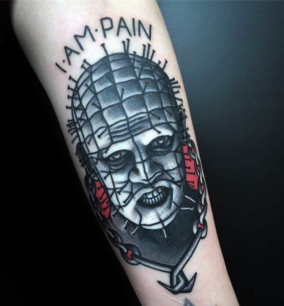 Guys cool hellraiser tattoo ideas