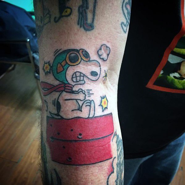 Guys cool snoopy tattoo ideas