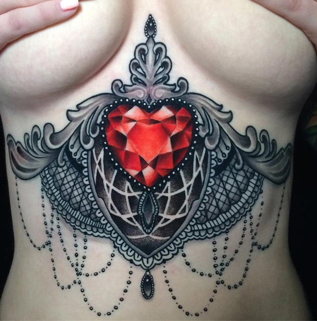 Heart Ruby Ornamental