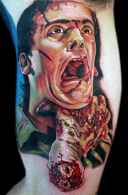 Horror tattoo ideas for gentlemen