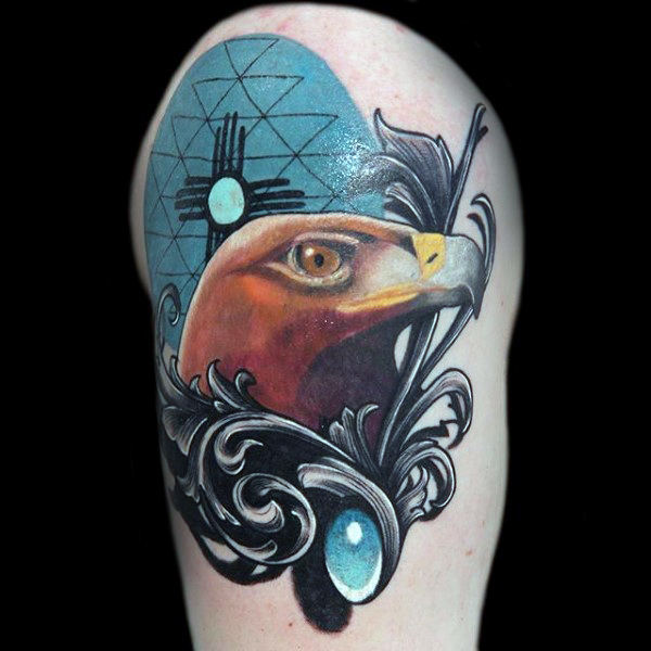 Jewelry filigree with bird mens upper arm tattoo designs Jewelry filigree with bird mens upper arm tattoo designs