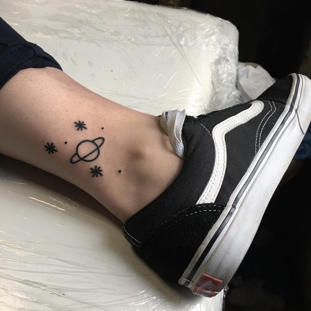 Jupiter And Its Moons Tattoo