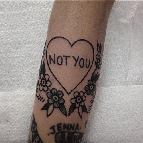 Love Not You Tattoo