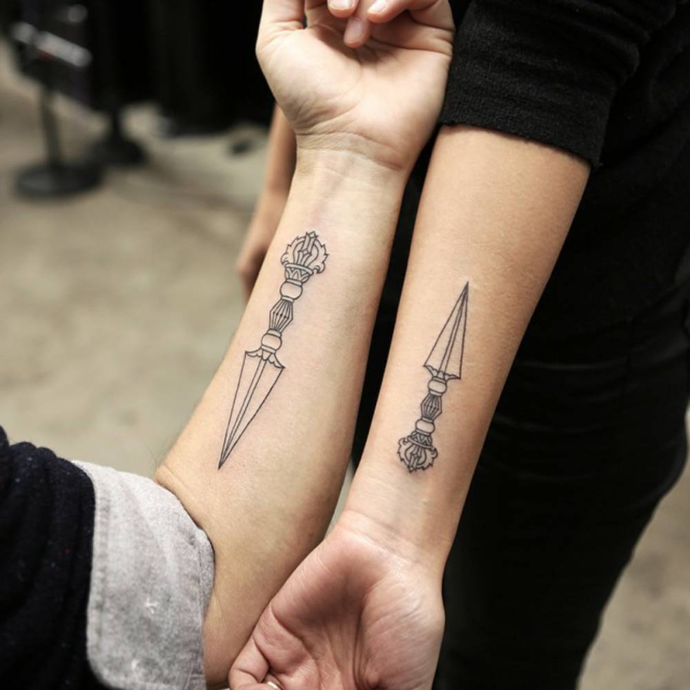 Matching Ceremonial Dagger Tattoo