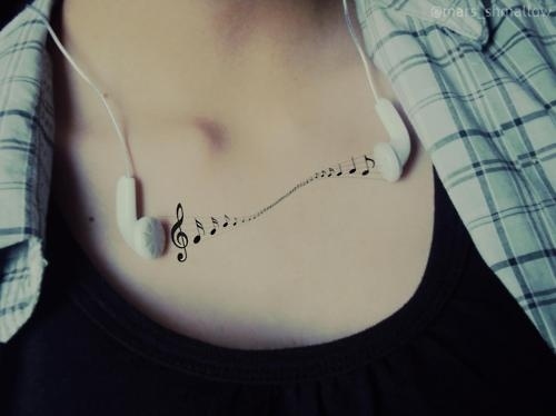 Music tattoo