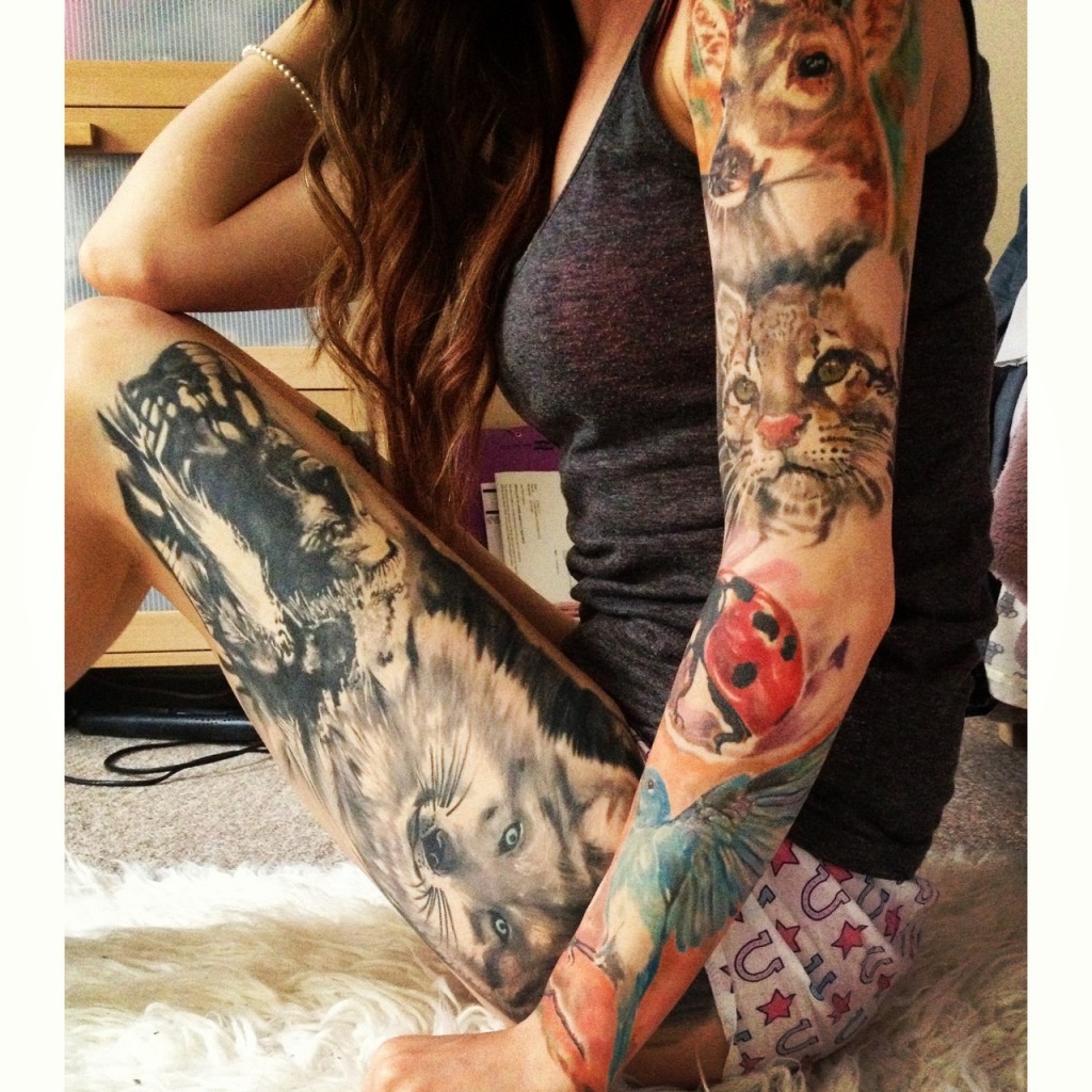 Natures Full Left Arm Girl