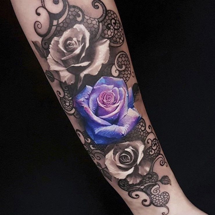 Ornamental Roses & Lace
