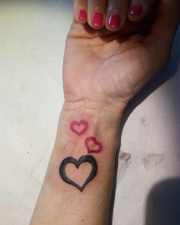 Pretty in Pink Love Tattoo