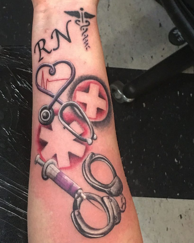 Registered nurse tattoo correctional nurse