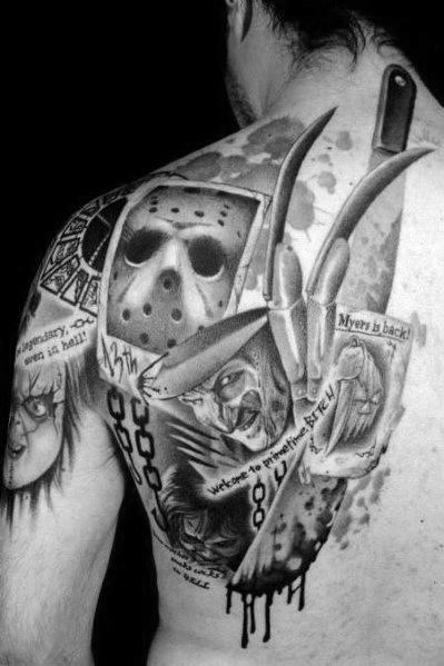 Scary tattoos for men