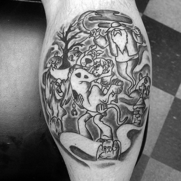 Scooby doo tattoos male