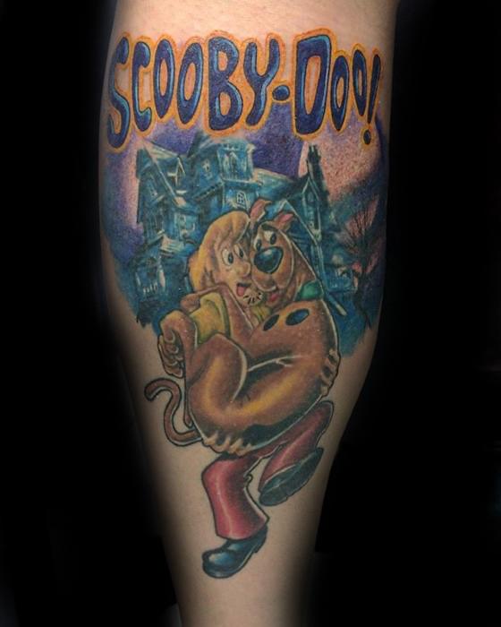 Sharp scooby doo male tattoo ideas