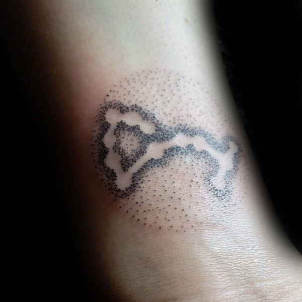 Small simple scorpio constellation circle dotwork guys wrist tattoos