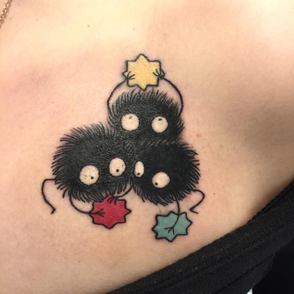 Stunning Cartton Tattoo On Chest Stunning Cartton Tattoo On Chest