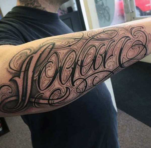 140+ Outstanding Letter Tattoo Designs - Word Tattoo Ideas