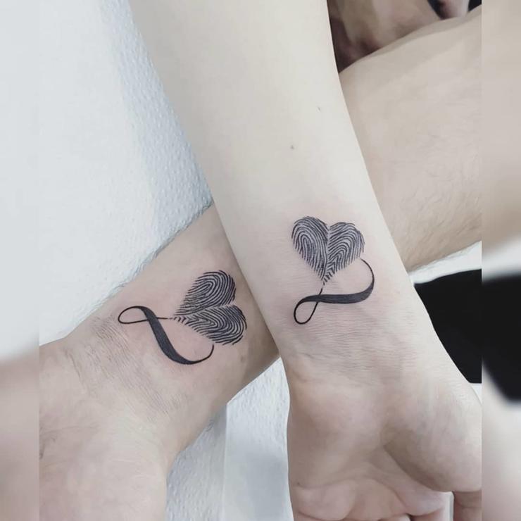 Thumbprint Love Tattoo