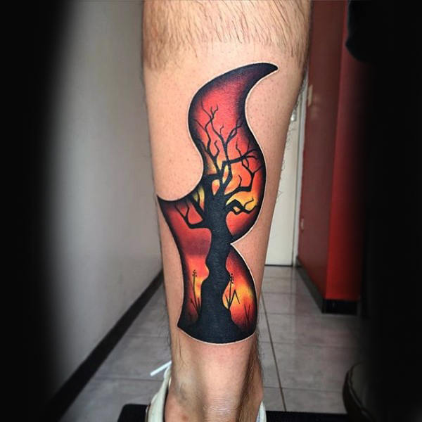 Start A Fire  Tree tattoo designs Palm tattoos Tree tattoo men