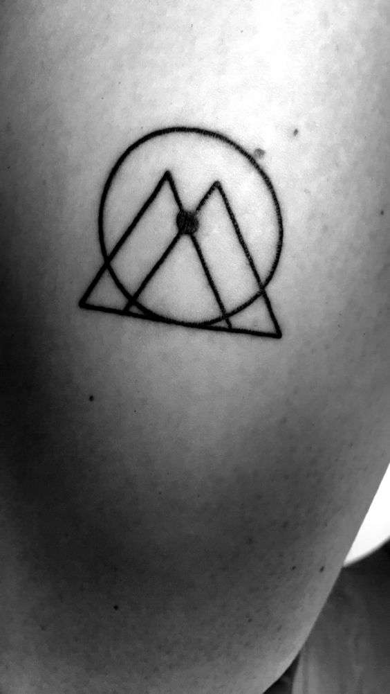 Two Peaks Gemini Tattoo
