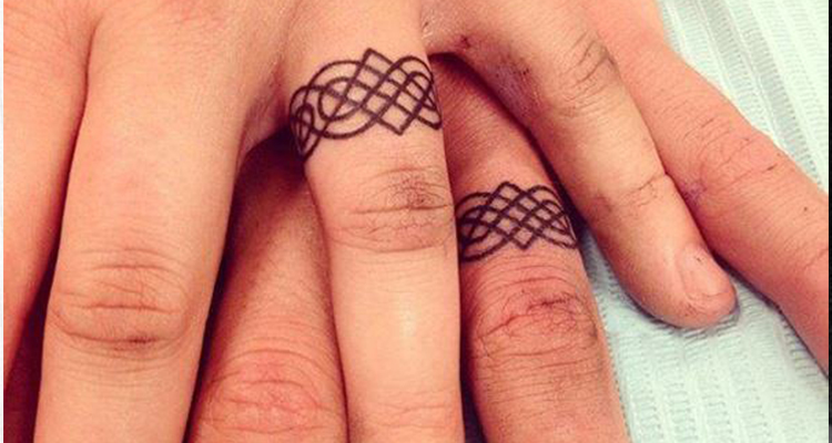 Wedding ring tattoo 4