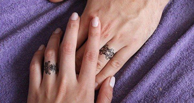 Wedding ring tattoo 5