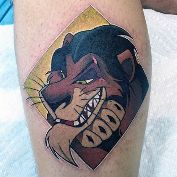 Women with cartoon tattoo design