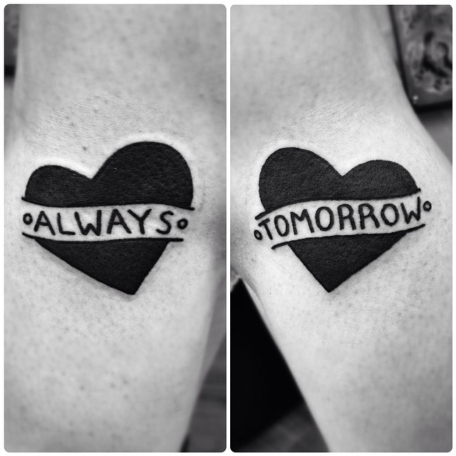 Always Tomorrow Matching Tattoos