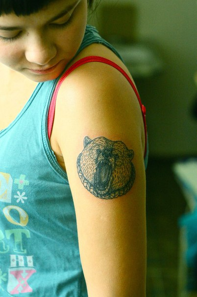 Bear Arm Tattoo