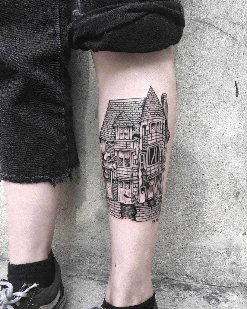 Cool Small Lower Leg Tattoos For Men | Best Tattoo Design