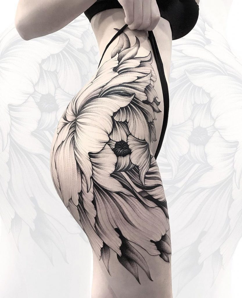 Floral Side Piece