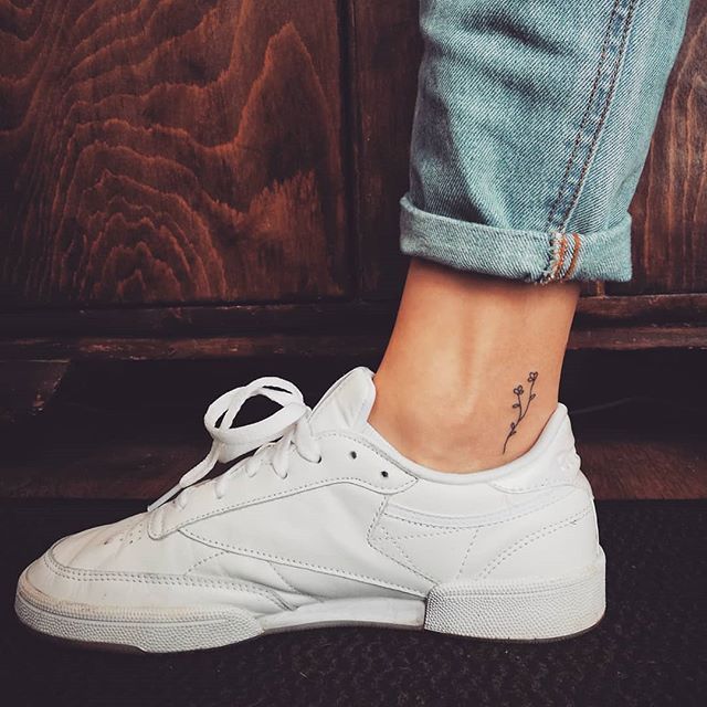 Hand Poked Flower