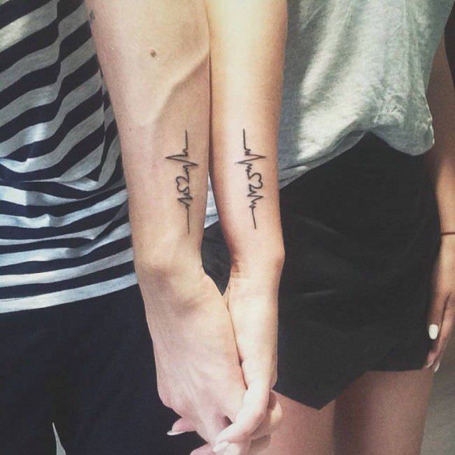 Heart line tattoos