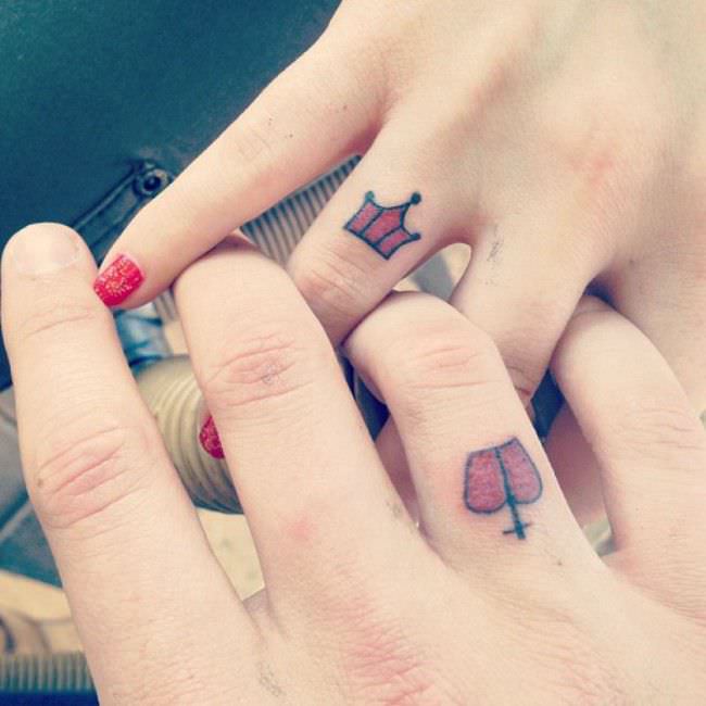 King & Queen Crown Tattoo