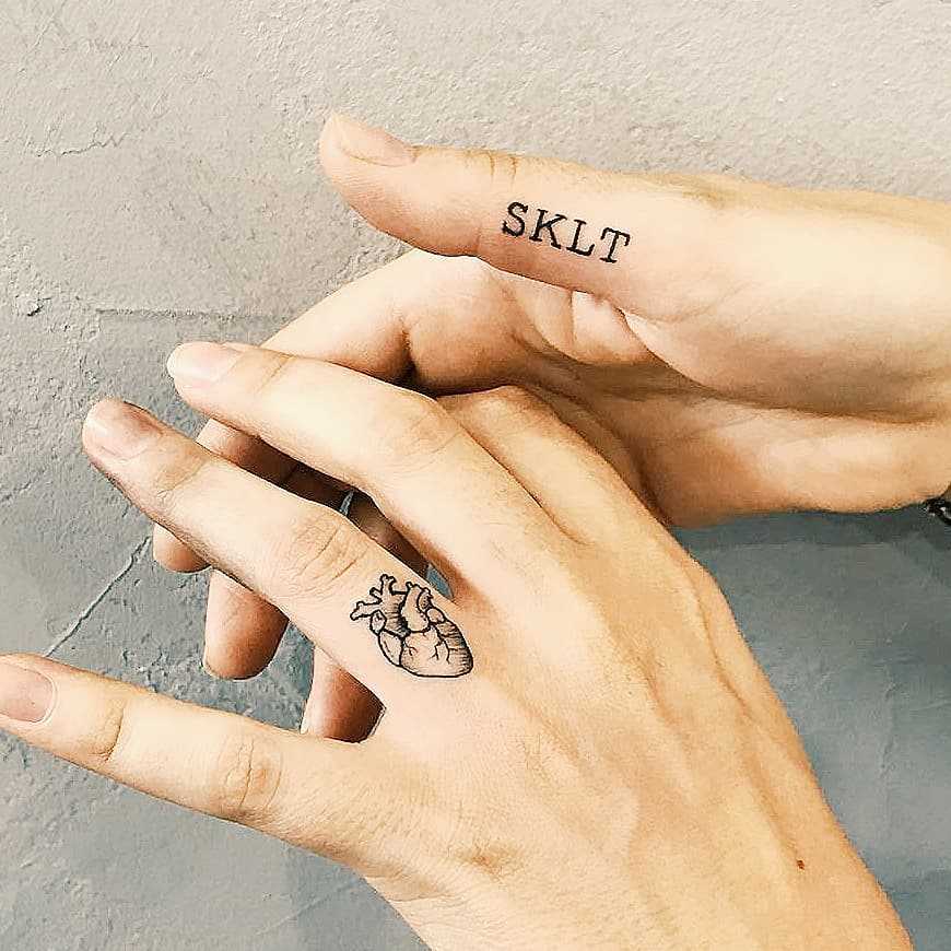 Mini Finger Tattoos