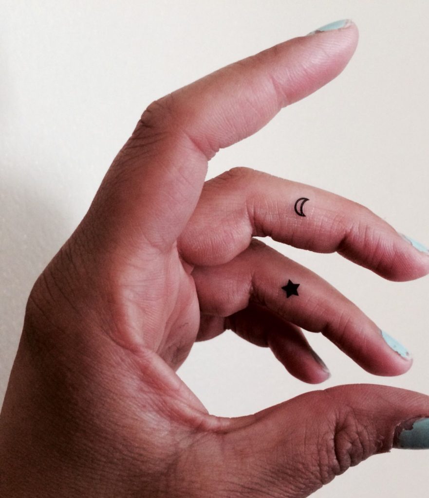 Mini Finger Tattoos Are Every Womans Chic Goals
