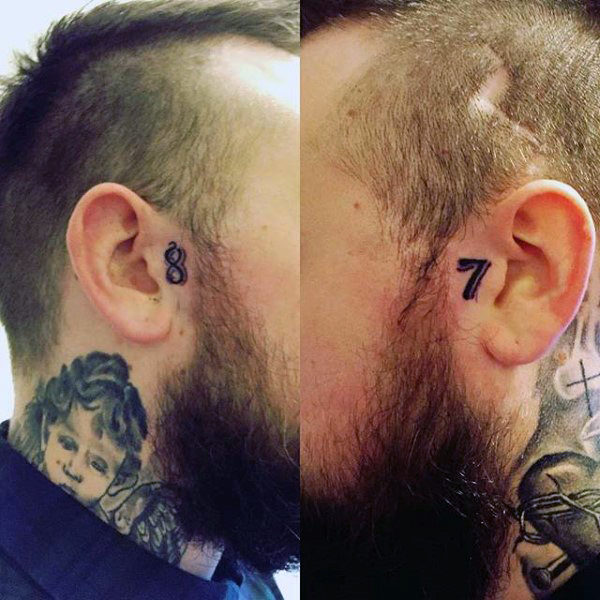 175 Sensuous Inner and Behind The Ear Tattoos