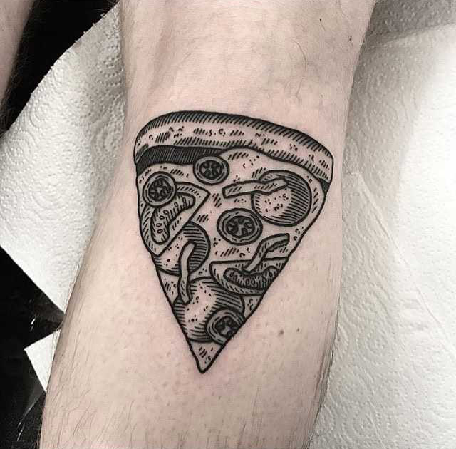 Pizza Slice Tattoo