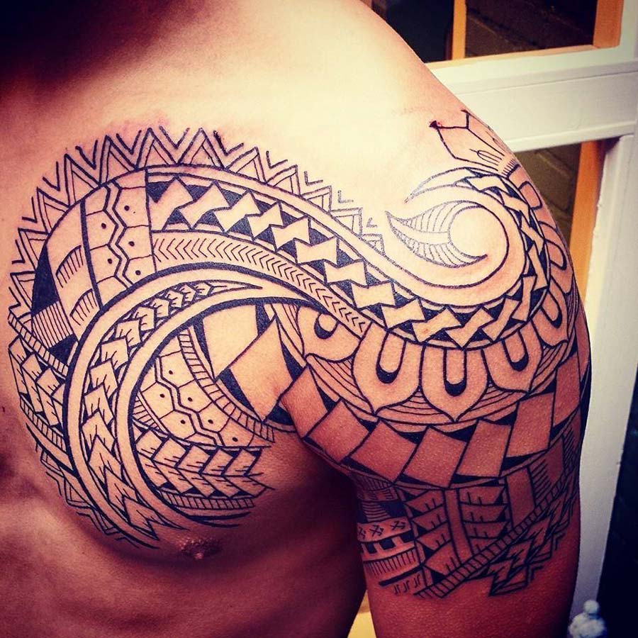 Polynesian Chest & Shoulder Piece