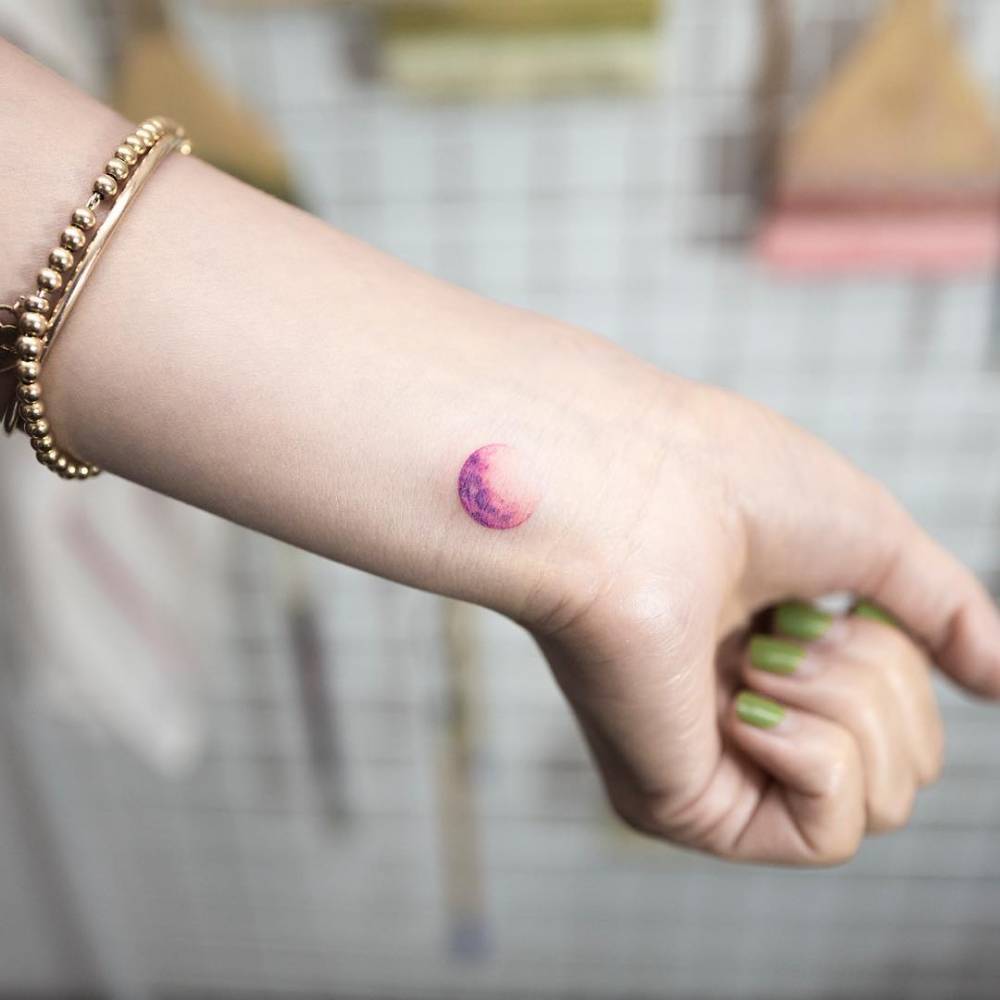 Purple Planet Tattoo