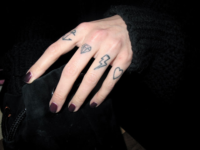 Symbol Tattoos On The Finger