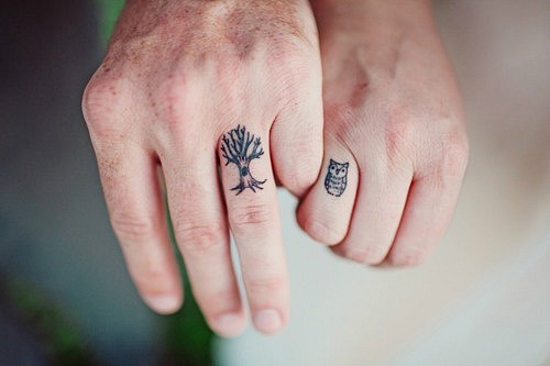 Tiny Fingers Tattoo